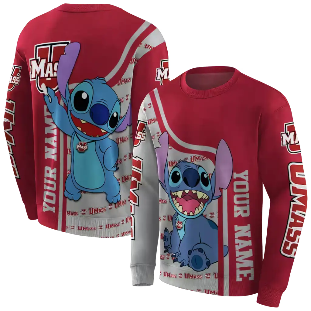 custom umass minutemen stitch red hoodie premium grade custom umass minutemen stitch red hoodie premium grade