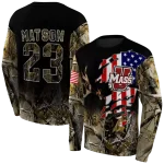 custom umass minutemen tree camo hoodie best selling