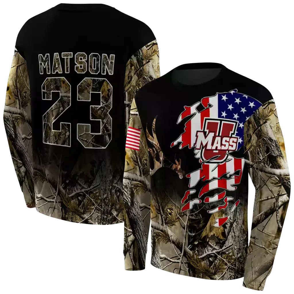 custom umass minutemen tree camo hoodie premium grade custom umass minutemen tree camo hoodie premium grade