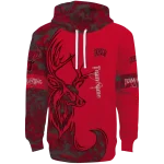 custom unlv rebels deer silhouette red hoodie best selling
