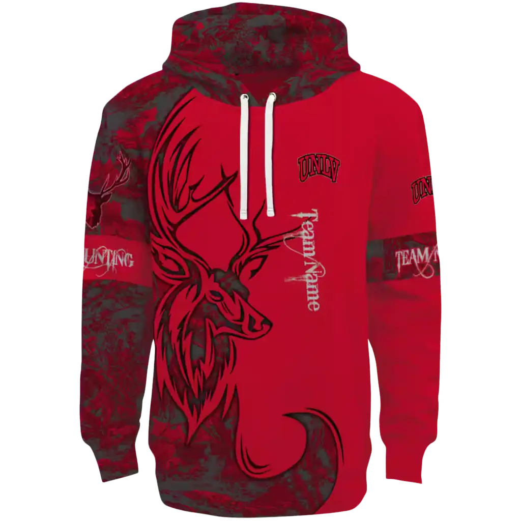 custom unlv rebels deer silhouette red hoodie best selling custom unlv rebels deer silhouette red hoodie best selling