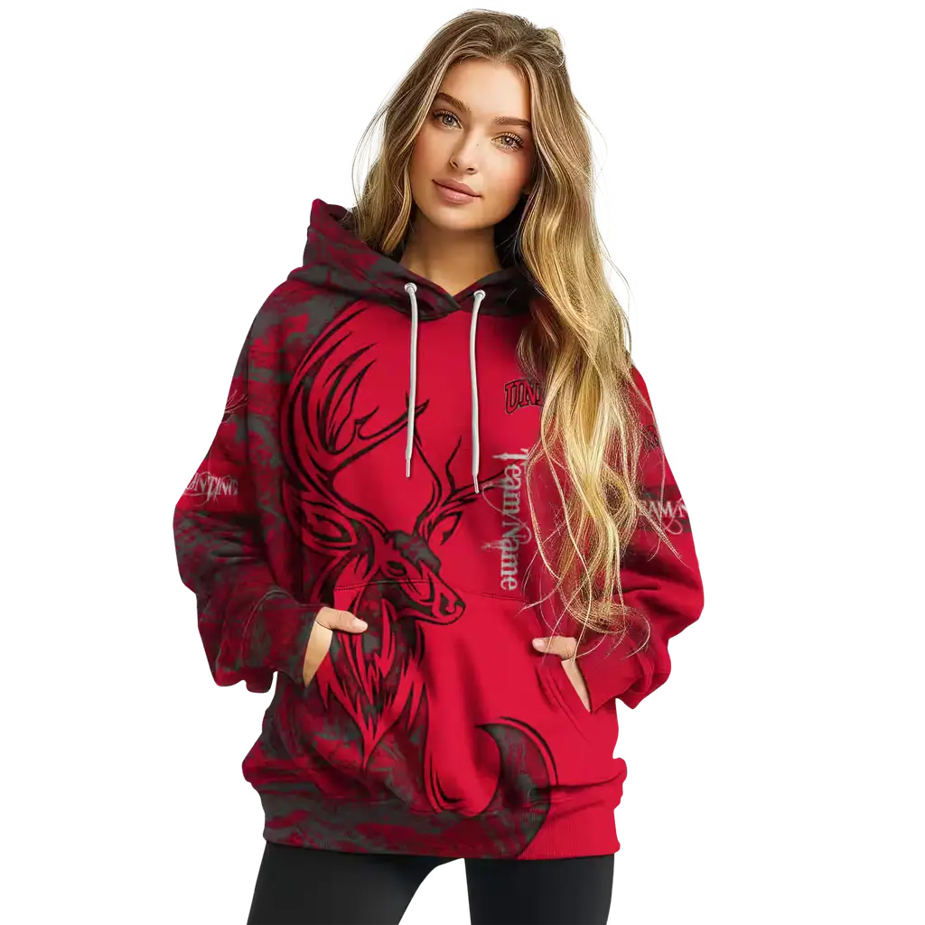 custom unlv rebels deer silhouette red hoodie high quality custom unlv rebels deer silhouette red hoodie high quality