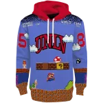 custom unlv rebels mario blue black hoodie best selling