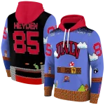 custom unlv rebels mario blue black hoodie best selling