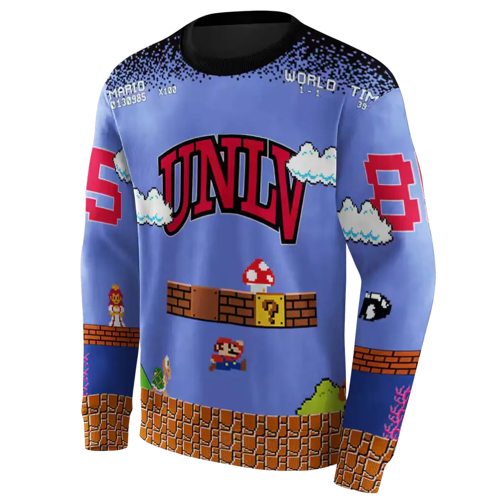 custom unlv rebels mario blue black hoodie new arrival custom unlv rebels mario blue black hoodie new arrival