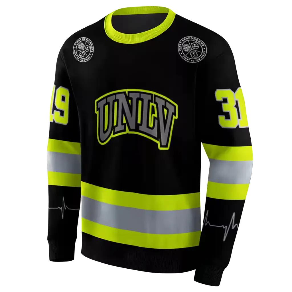 custom unlv rebels safety motif black neon green hoodie new arrival custom unlv rebels safety motif black neon green hoodie new arrival