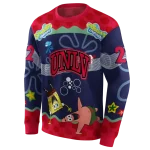 custom unlv rebels spongebob patrick star red navy hoodie best selling