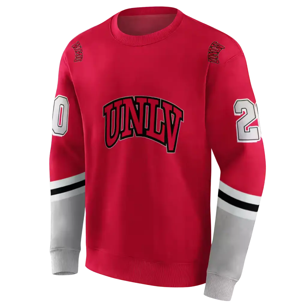 custom unlv rebels striped sleeves red hoodie new arrival custom unlv rebels striped sleeves red hoodie new arrival