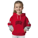 custom unlv rebels striped sleeves red hoodie best selling