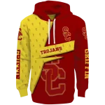 custom usc trojans abstract shape red hoodie best selling