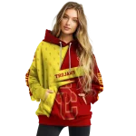 custom usc trojans abstract shape red hoodie best selling