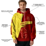 custom usc trojans abstract shape red hoodie best selling