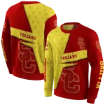 custom usc trojans abstract shape red hoodie best selling