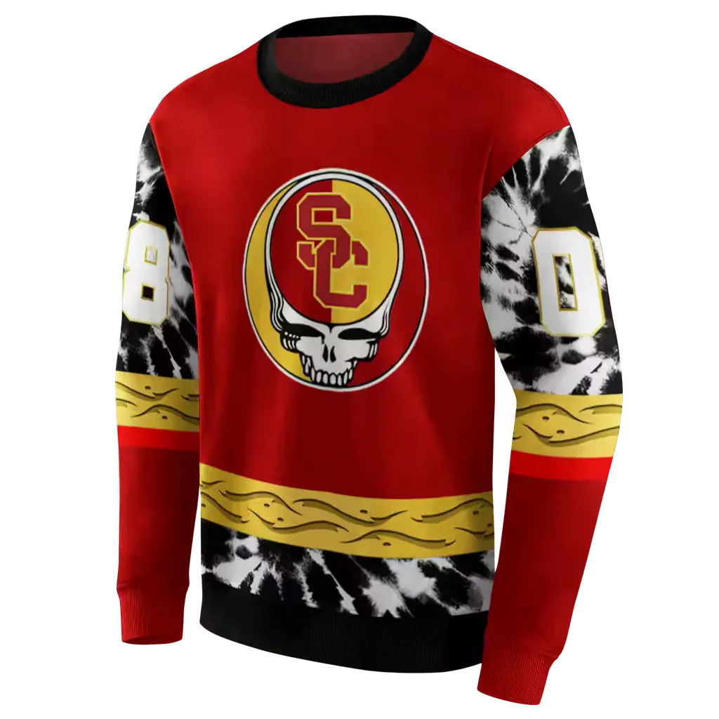 custom usc trojans grateful vibes red hoodie new arrival custom usc trojans grateful vibes red hoodie new arrival