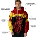 custom usc trojans grim reaper red black hoodie best selling