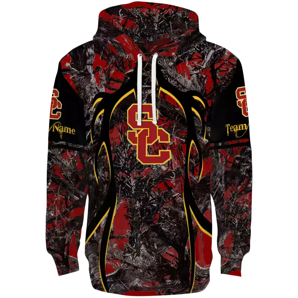 custom usc trojans hunting theme red black hoodie best selling custom usc trojans hunting theme red black hoodie best selling