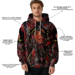 custom usc trojans hunting theme red black hoodie best selling