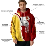 custom usc trojans peeking snoopy red hoodie best selling
