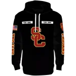 custom usc trojans punisher skull black hoodie best selling