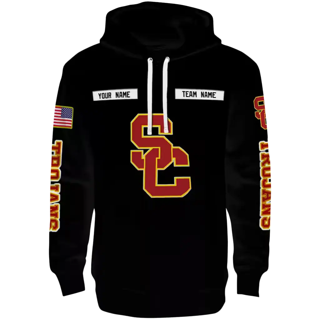 custom usc trojans punisher skull black hoodie best selling custom usc trojans punisher skull black hoodie best selling