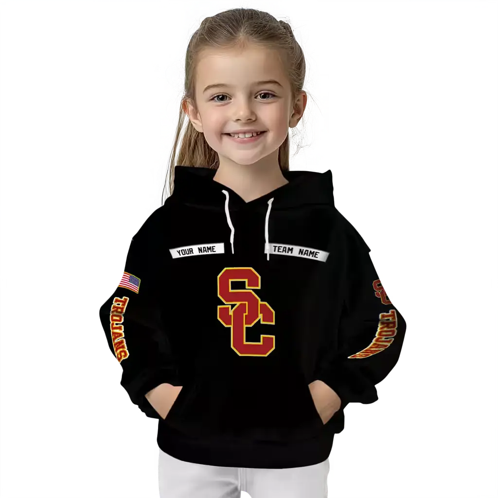 custom usc trojans punisher skull black hoodie top rated custom usc trojans punisher skull black hoodie top rated