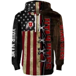 custom utah utes american pride hoodie best selling