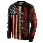 custom utah utes american pride hoodie best selling