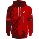 custom utah utes deer silhouette red hoodie best selling