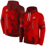 custom utah utes deer silhouette red hoodie best selling