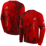custom utah utes deer silhouette red hoodie best selling
