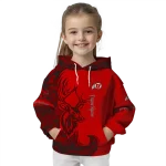custom utah utes deer silhouette red hoodie best selling