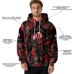 custom utah utes hunting theme red black hoodie best selling