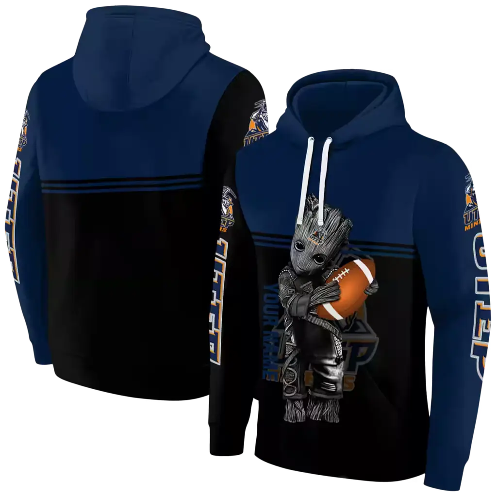 custom utep miners baby groot blue black hoodie fashion forward custom utep miners baby groot blue black hoodie fashion forward