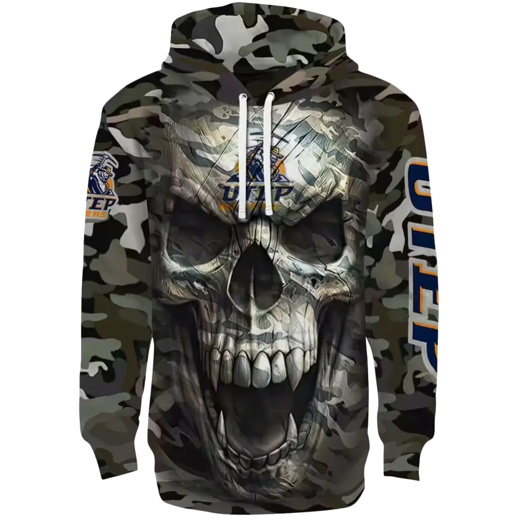 custom utep miners camo skull hoodie best selling custom utep miners camo skull hoodie best selling