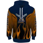 custom utep miners flame design blue hoodie best selling
