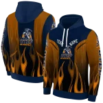 custom utep miners flame design blue hoodie best selling