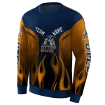 custom utep miners flame design blue hoodie best selling