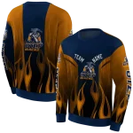 custom utep miners flame design blue hoodie best selling