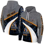 custom utep miners hexagonal mesh blue black gray hoodie best selling