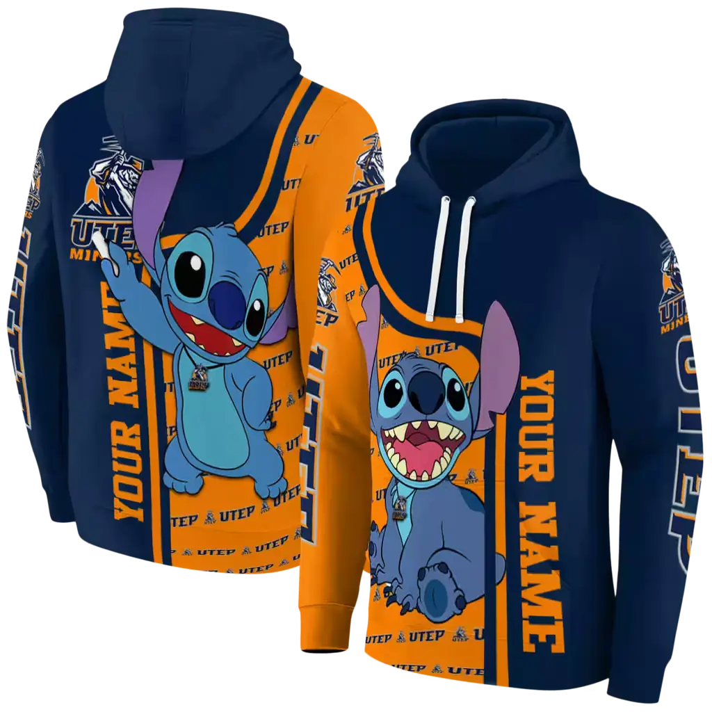 custom utep miners stitch blue hoodie fashion forward custom utep miners stitch blue hoodie fashion forward