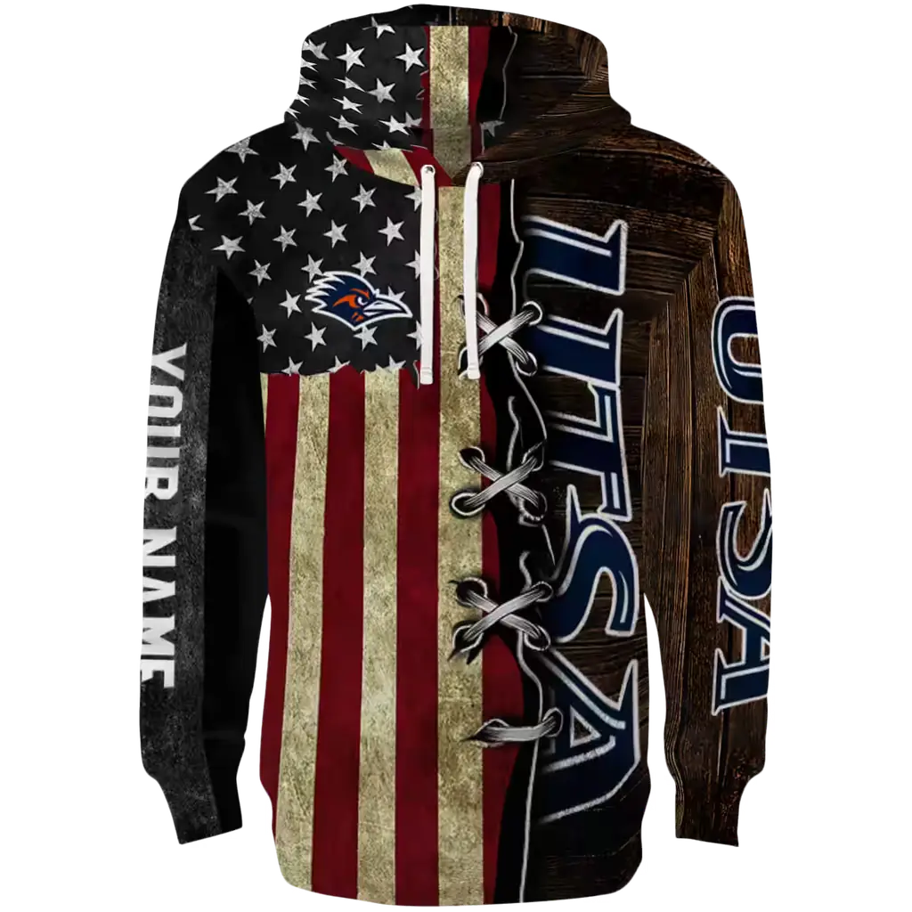 custom utsa roadrunners american pride hoodie best selling custom utsa roadrunners american pride hoodie best selling