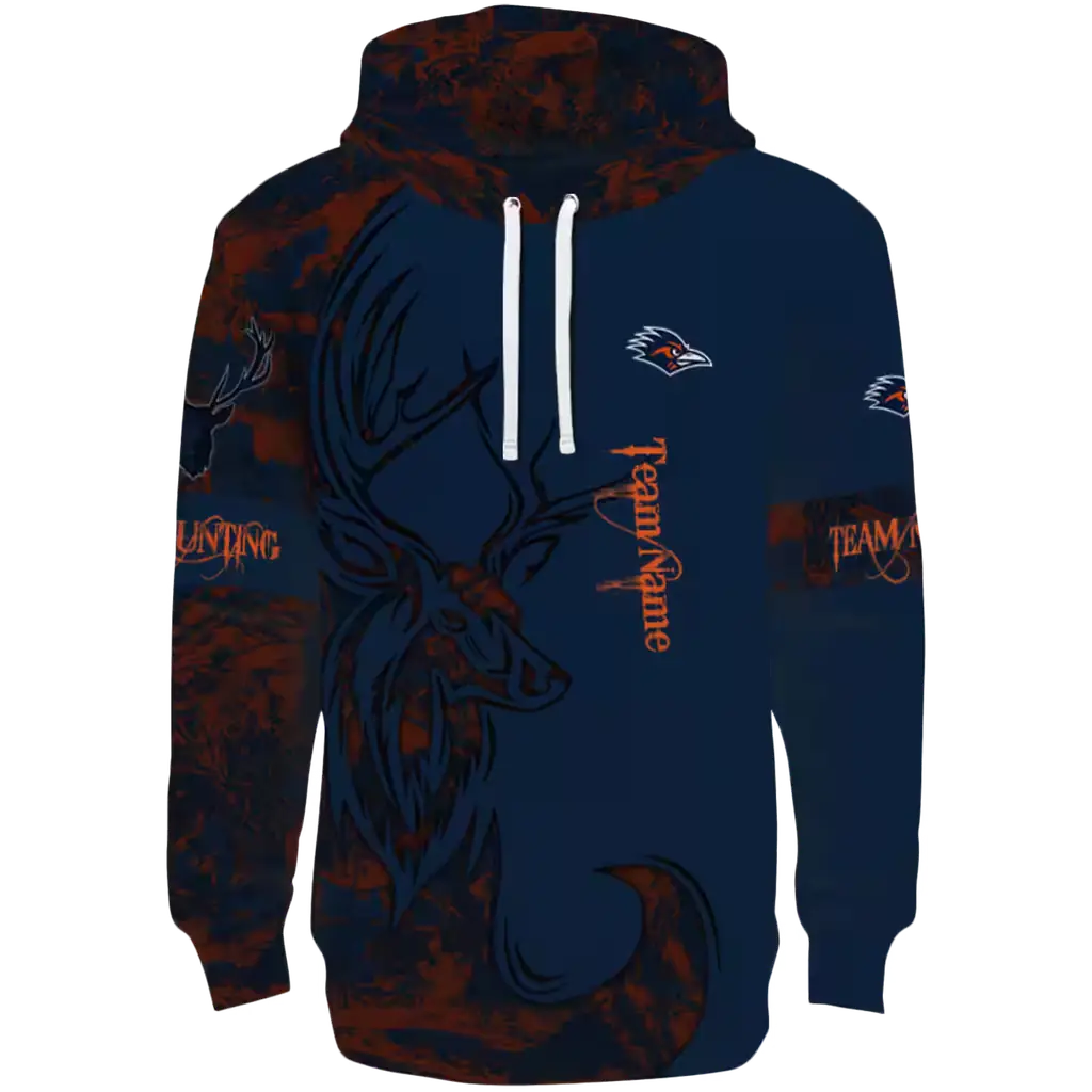 custom utsa roadrunners deer silhouette orange hoodie best selling custom utsa roadrunners deer silhouette orange hoodie best selling