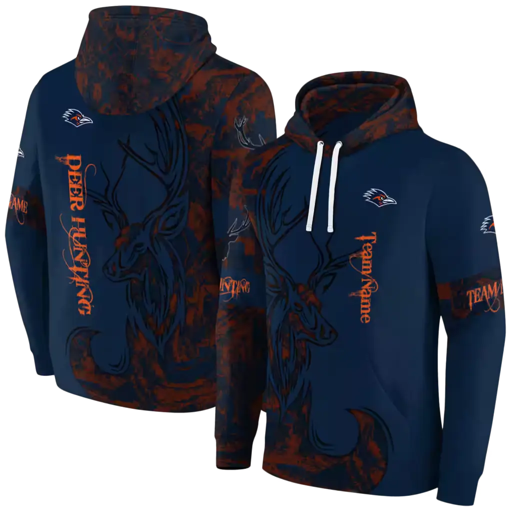 custom utsa roadrunners deer silhouette orange hoodie fashion forward custom utsa roadrunners deer silhouette orange hoodie fashion forward