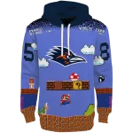 custom utsa roadrunners mario blue black hoodie best selling