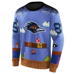 custom utsa roadrunners mario blue black hoodie best selling