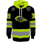 custom utsa roadrunners safety motif black neon green hoodie best selling