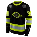 custom utsa roadrunners safety motif black neon green hoodie best selling