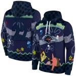 custom utsa roadrunners spongebob patrick star orange navy hoodie best selling