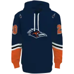 custom utsa roadrunners striped sleeves orange hoodie best selling