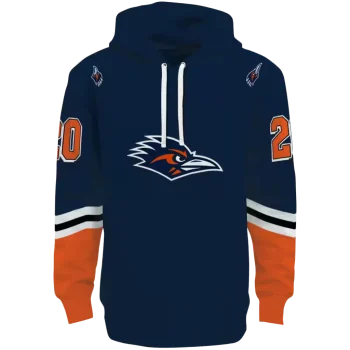 custom utsa roadrunners striped sleeves orange hoodie best selling